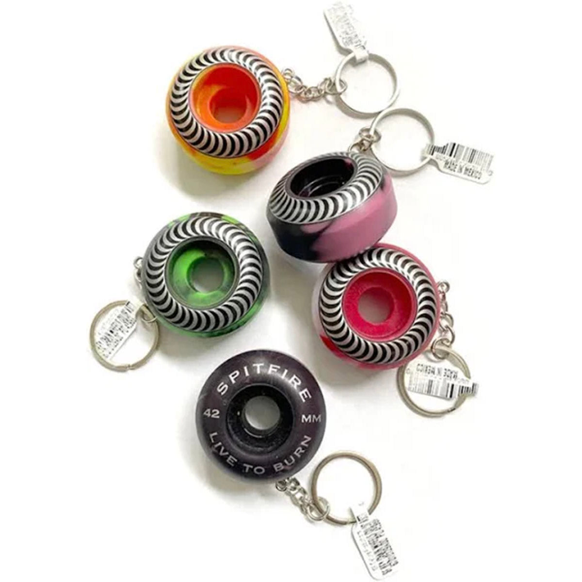 Spitfire Wheel Keychain Classic Swirl
