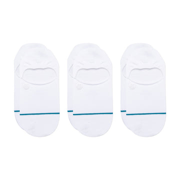 Stance Icon 3 Pack No Show Socks White
