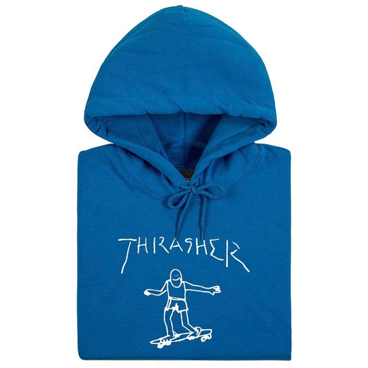 Thrasher - Gonz Hoodie Sapphire Detail