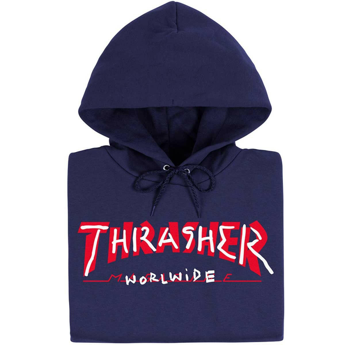 Thrasher - Trademark Hoodie Navy.