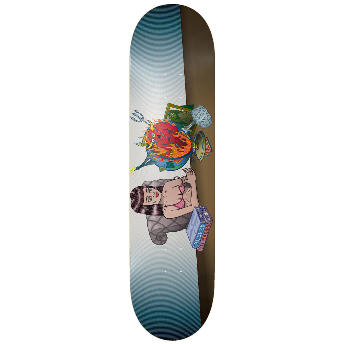 Toy Machine Axel Globe 838 Skateboard Deck
