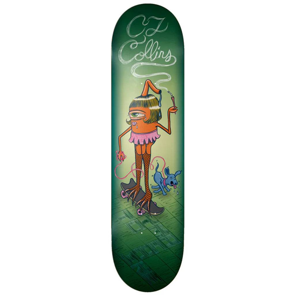 Toy Machine CJ Collins Sect Girl 8.5 Skateboard Deck