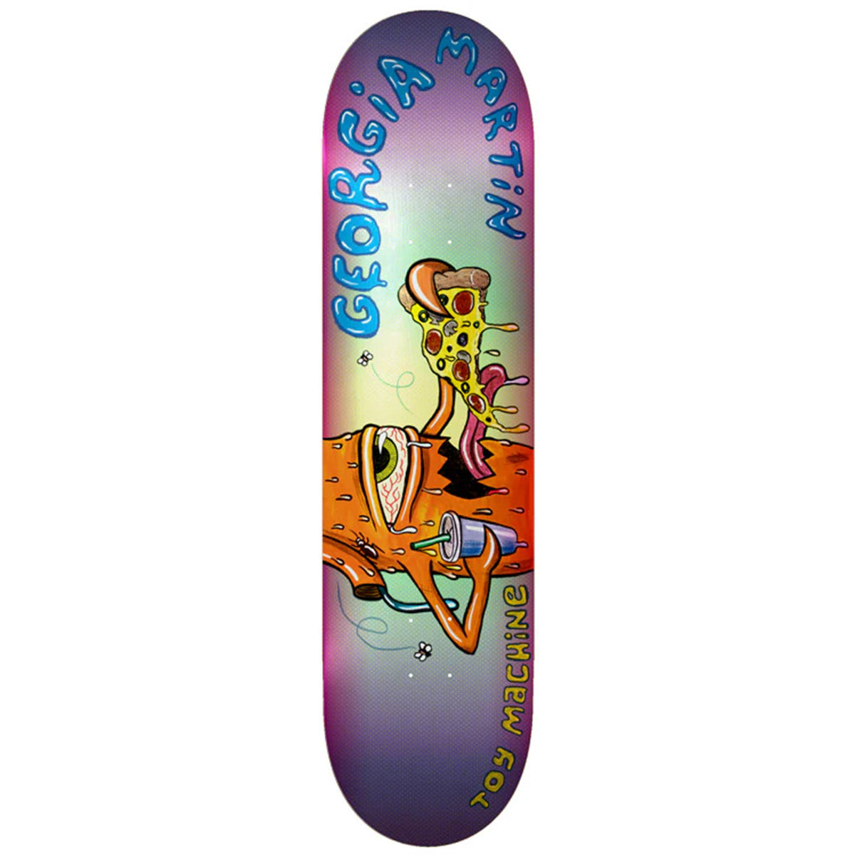 Toy Machine Georgia Martin Pizza 8.0 Skateboard Deck