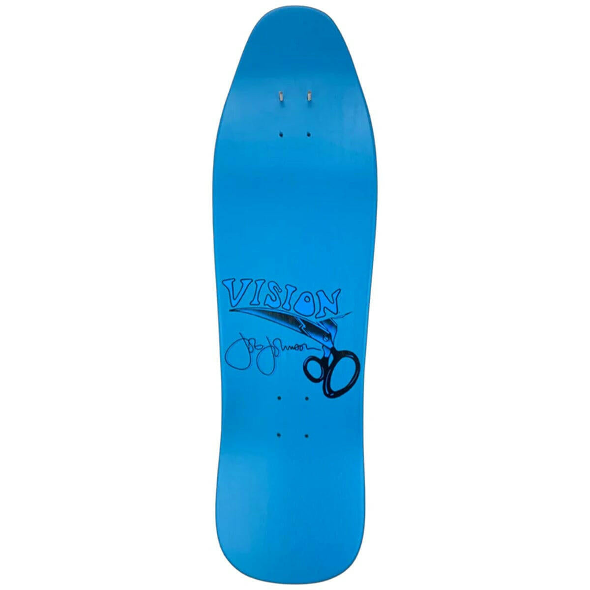 Vision - Joe Johnson Scissors Blue 9.5 Reissue Skateboard Deck.