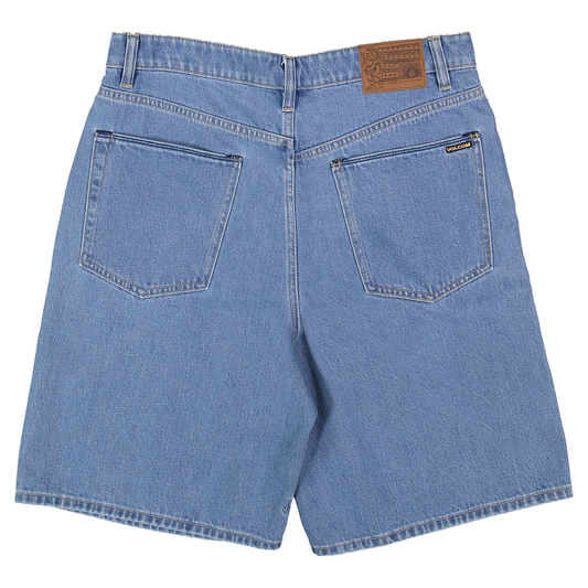 Volcom - Billow Youth Denim Shorts Cali Blue back