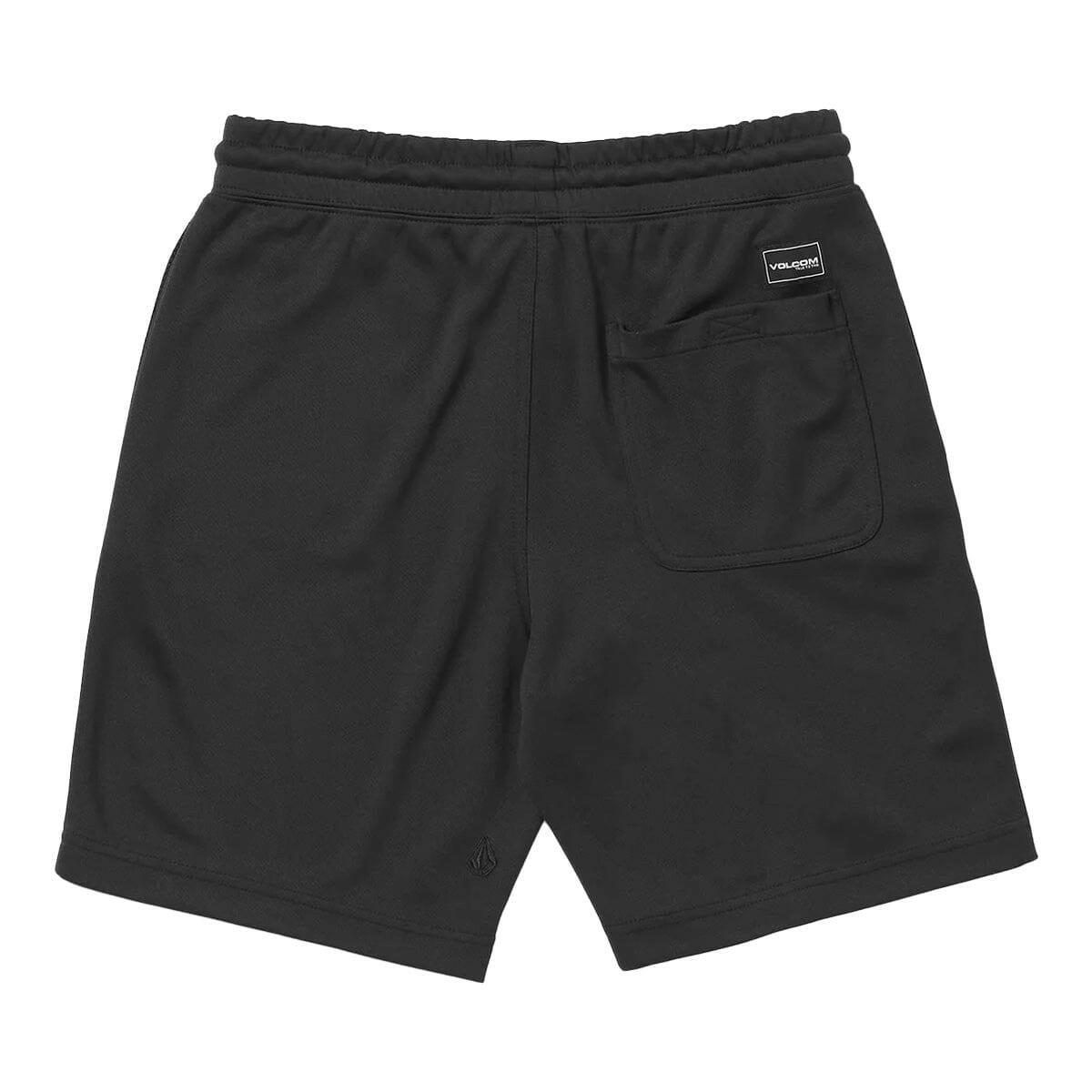Volcom - So Meshed Up Elastic Waist Youth Shorts Black.