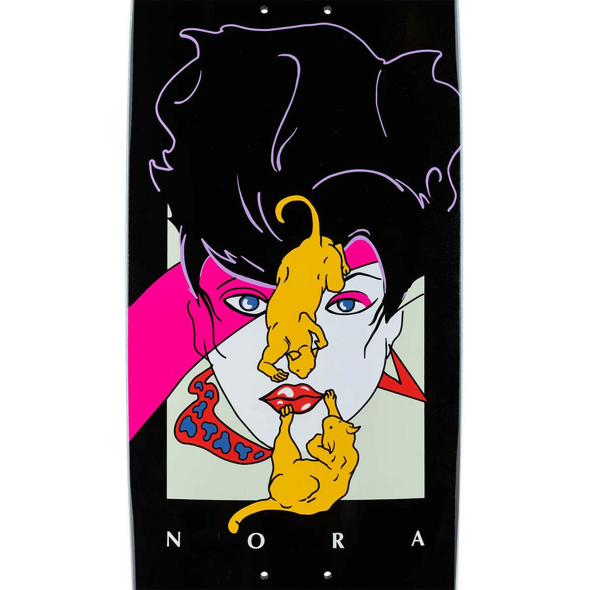 Welcome - Nora Vasconcellos Special Effects on Sphynx 8.8 Skateboard Deck.