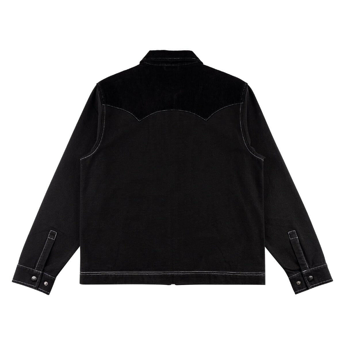 Welcome - Outlaw Western Yoke Canvas Jacket Black.