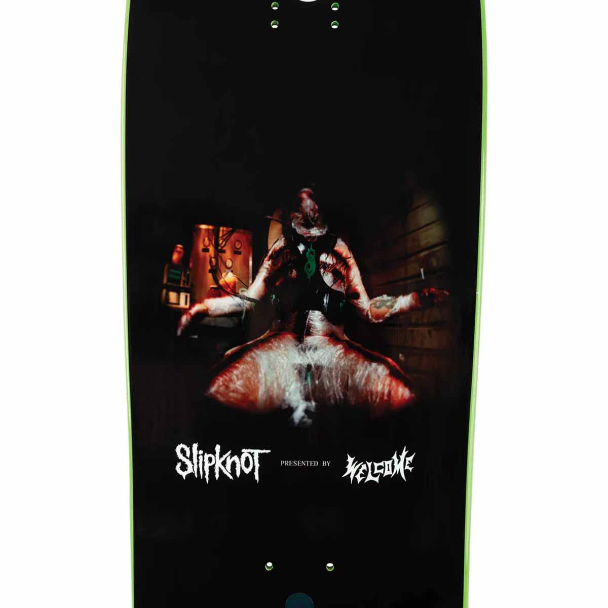 Welcome Slipknot Self-Titled on Gaia 9.67 Skateboard Deck Bottom Detail