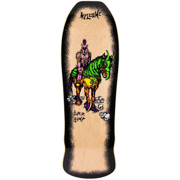 Welcome - Super Simp on Early Grab 10.0 Skateboard Deck.