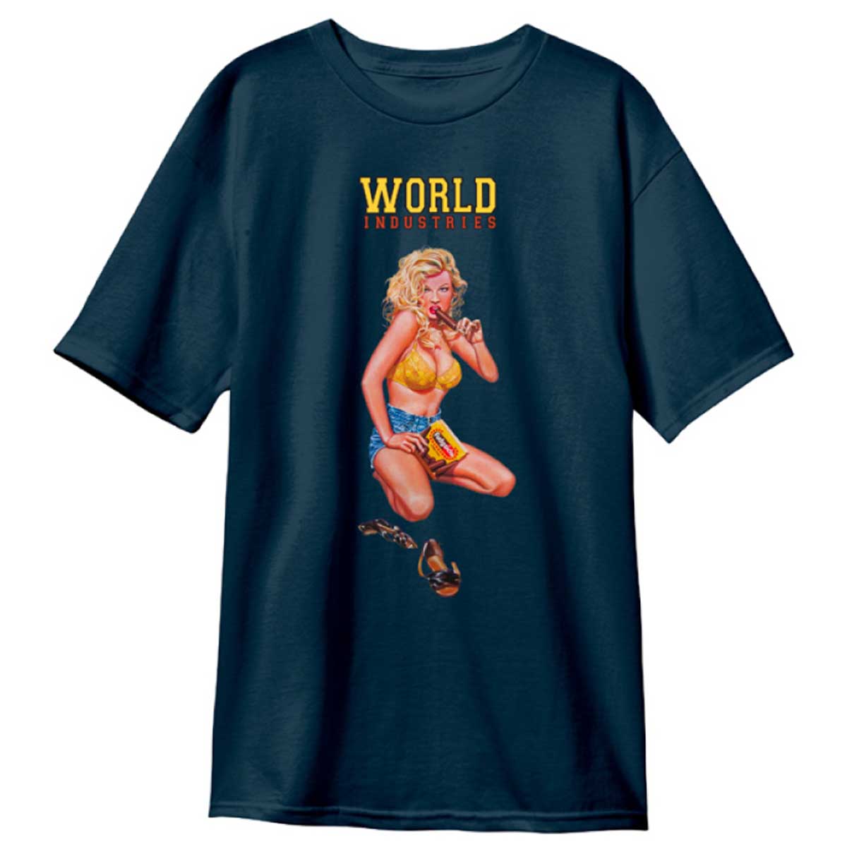 World Industries Fudgesicle Premium Tee Navy