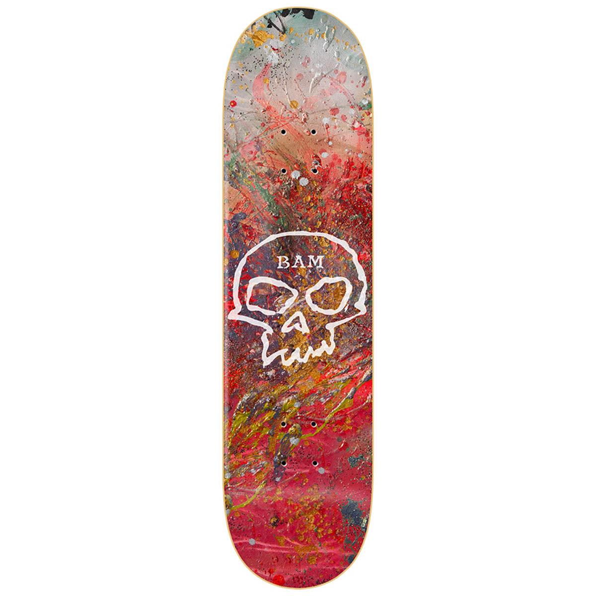 Zero - Bam Margera Single Skull 8.25 Skateboard Deck.