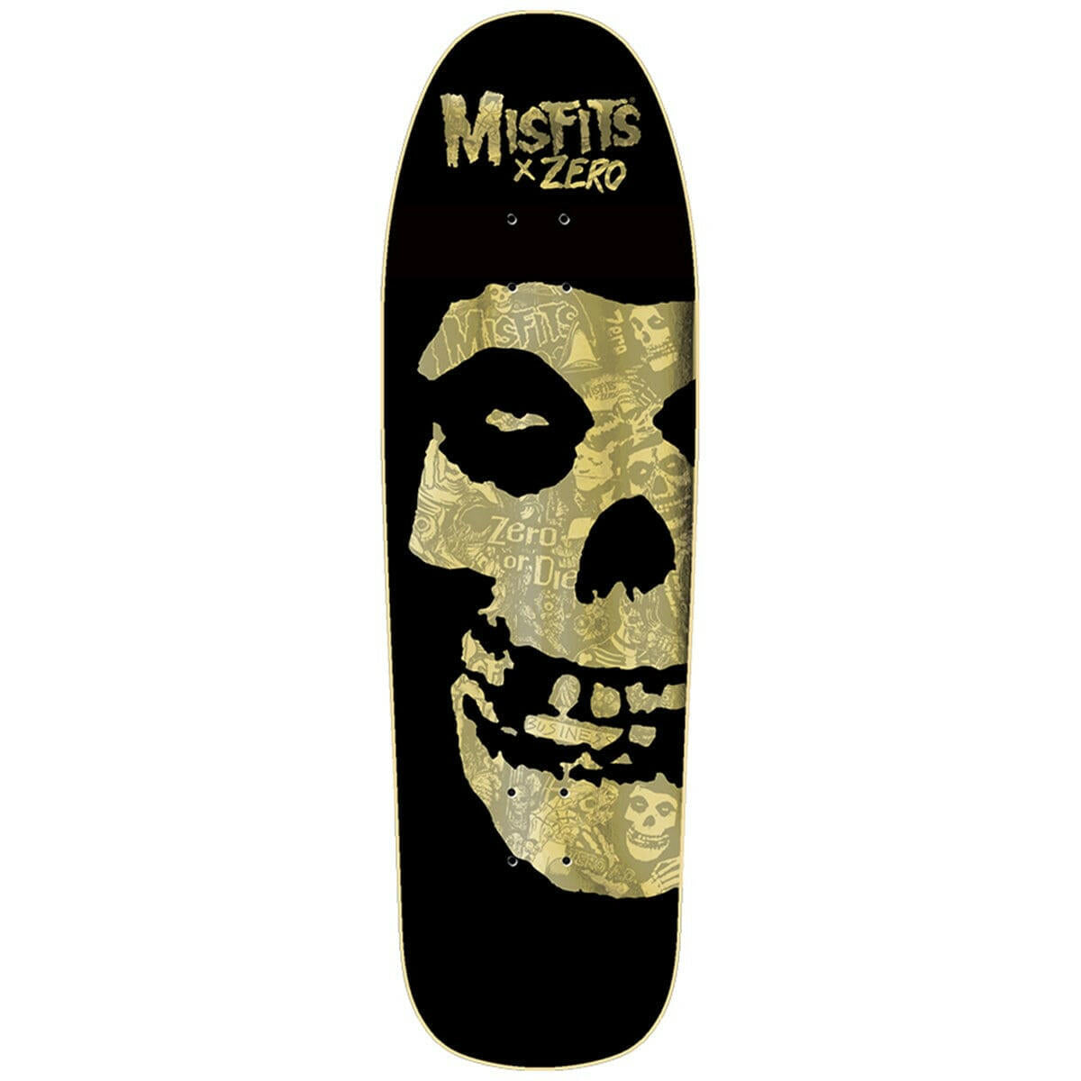 Zero - Misfits Fiend Skull Collage 9.25 Skateboard Deck.