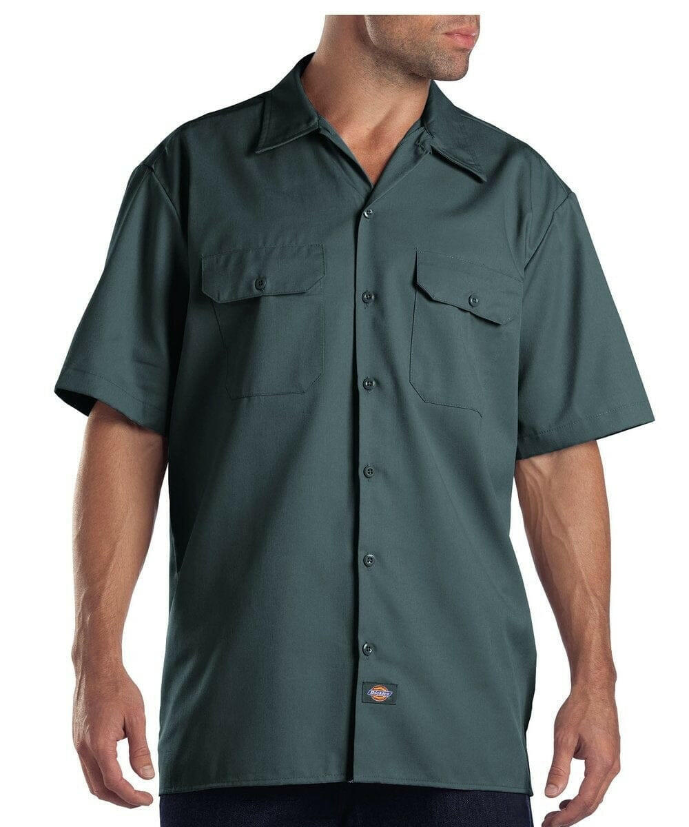 Dickies - Regular Mens Work Shirt Lincoln Green.
