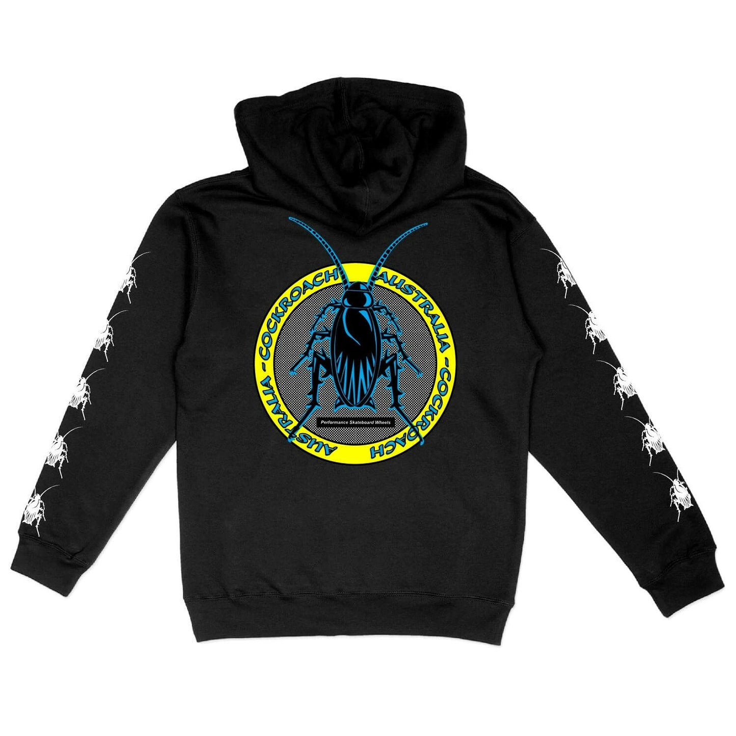 Cockroach - Classic Hoodie Black/Yellow/Blue.
