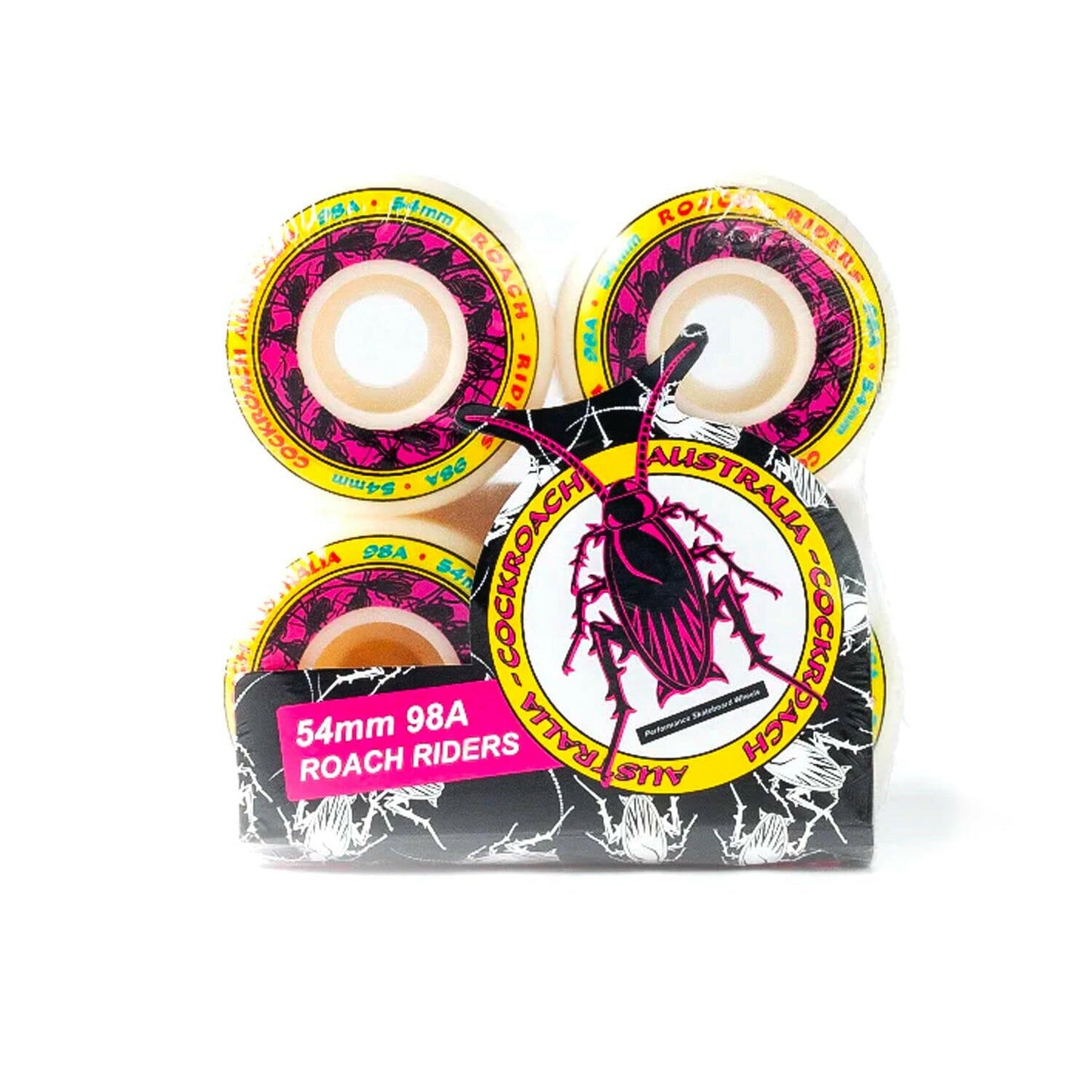 Cockroach - Roach Riders 54MM 98A Skateboard Wheels.