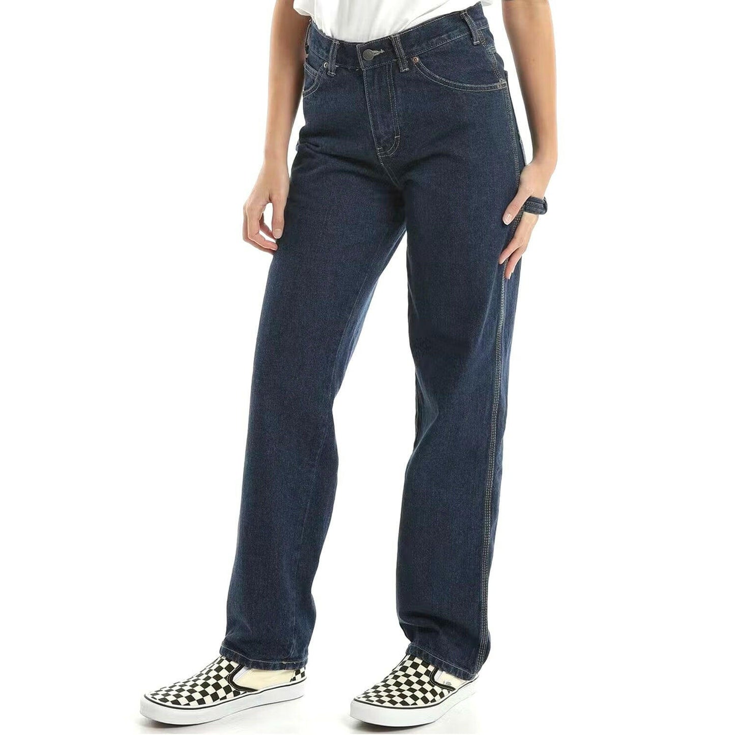 Dickies - 1993 Carpenter Relaxed Fit Jeans Rinsed Indigo.
