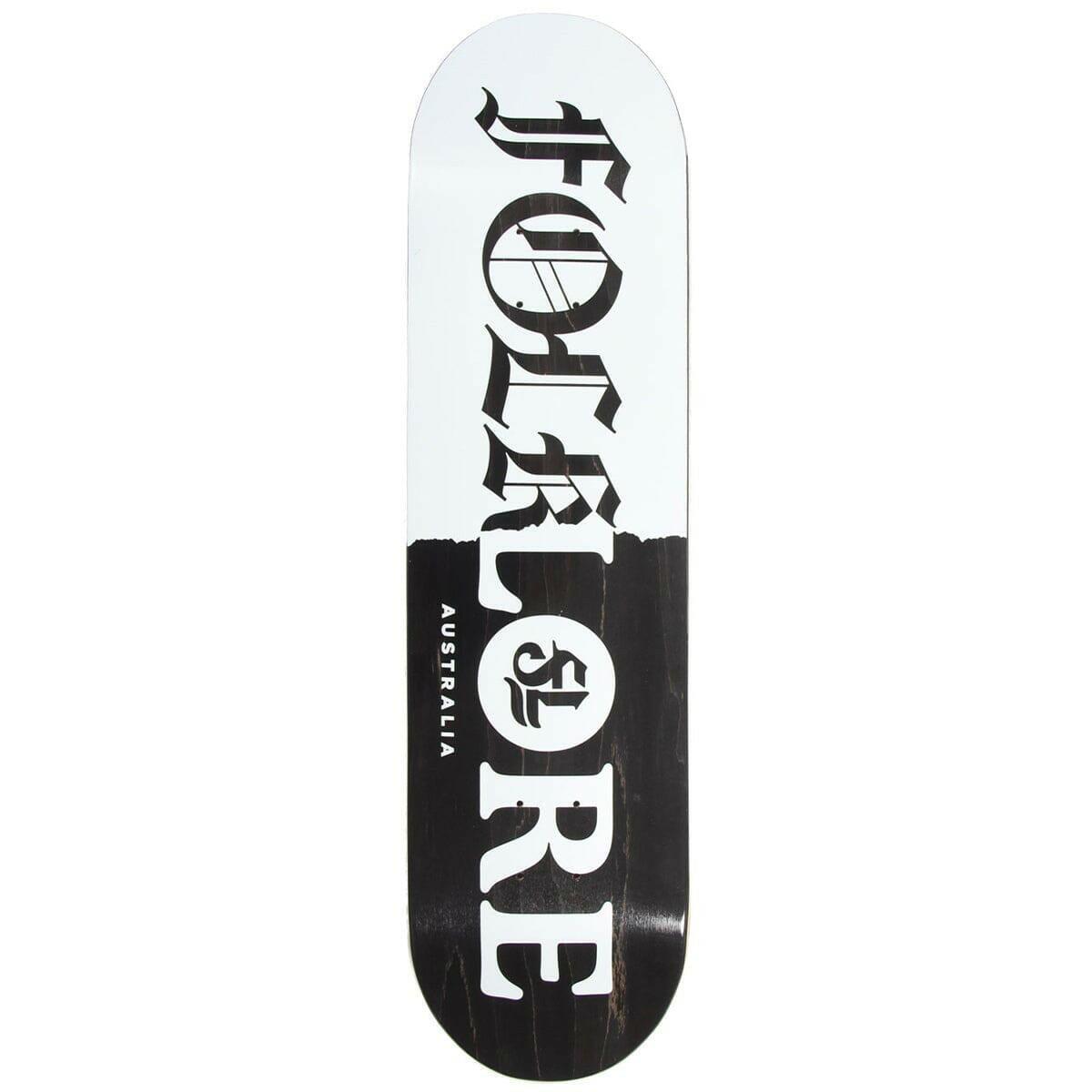 Folklore - Tear Split White 8.5 Skateboard Deck.