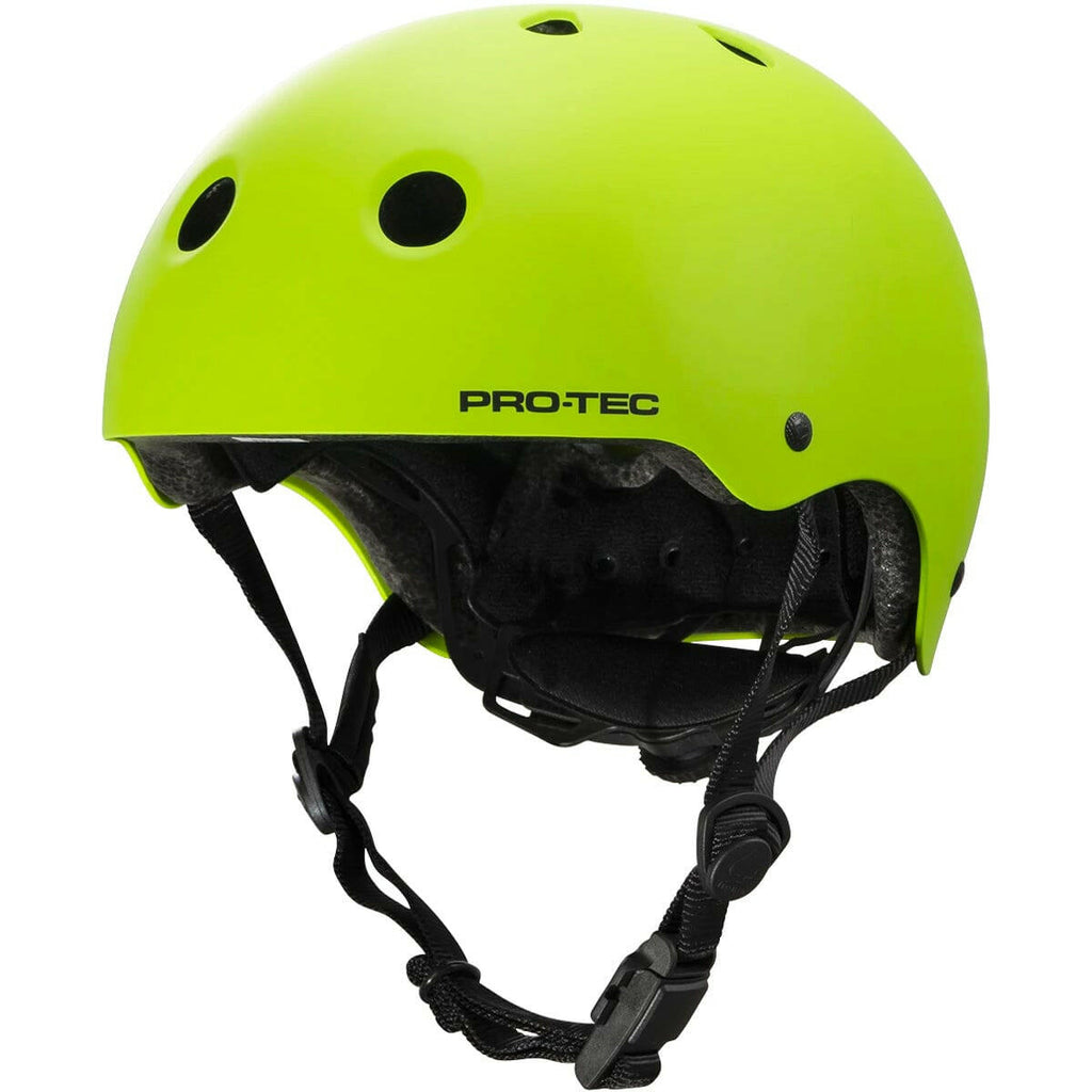Pro Tec Junior Classic Fit Certified Helmet Matte Lime OCD Skate Shop
