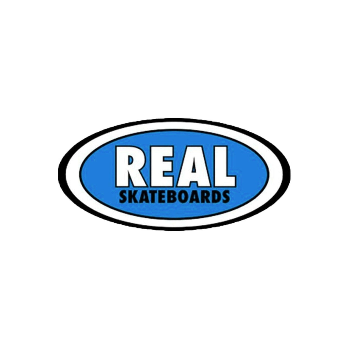 Real - Oval Classic 4" Sticker.