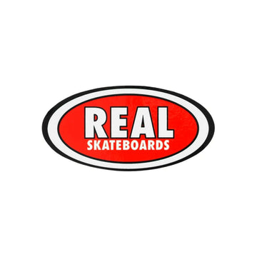 Real - Oval Classic 4" Sticker.