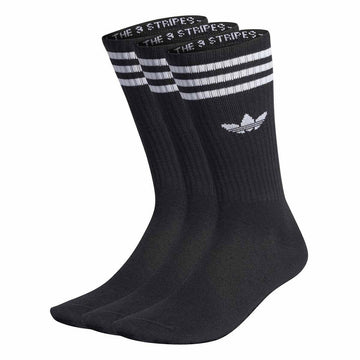 Adidas - Solid Crew 3 Pack Socks Black.
