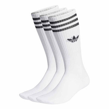Adidas - Solid Crew 3 Pack Socks White.