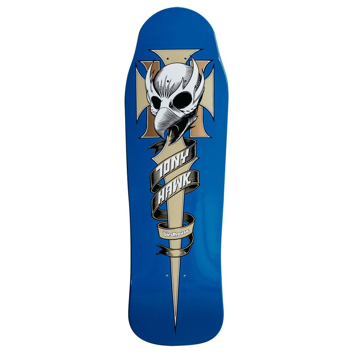 Birdhouse Tony Hawk Crest Old School 9.75" Skateboard Deck.