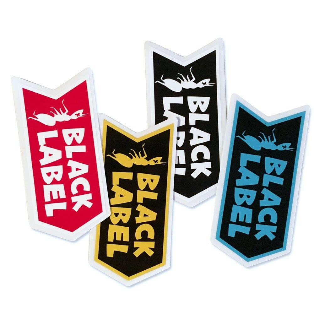 Black Label Original Ant 4" Sticker.