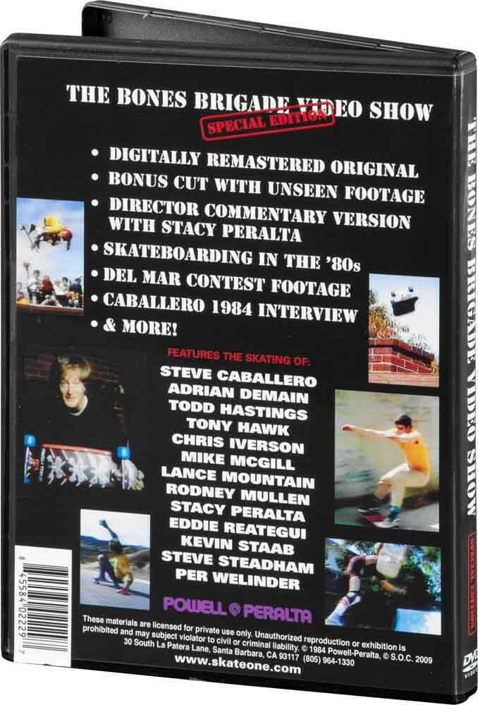 Powell Peralta - The Bones Brigade Video Show Special Edition DVD.