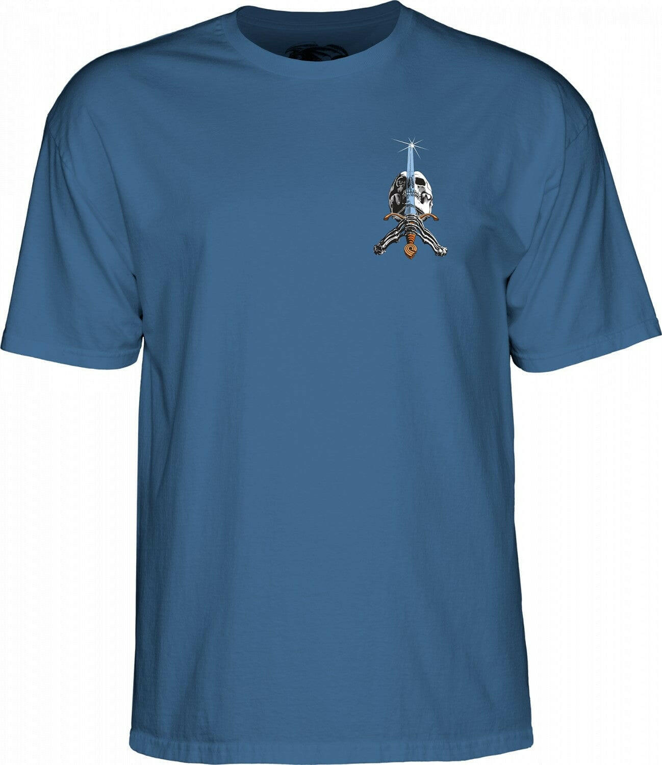 Powell Peralta - Skull & Sword Tee Slate Blue.