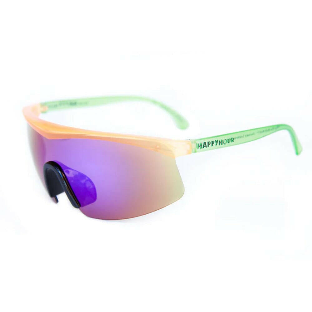 Happy Hour - Fire Birds Sunglasses Leabres Orange/Green.