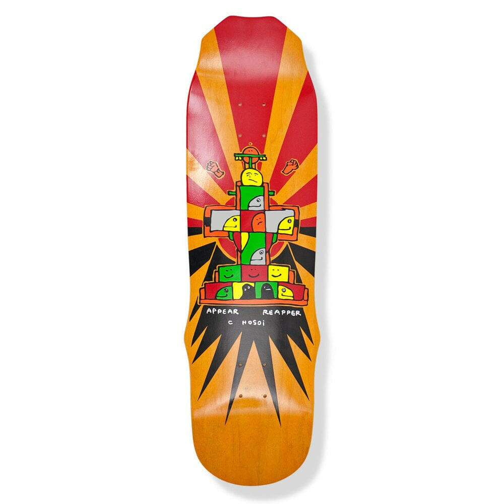 Hosoi - Gonz 1993 Orange 10.0" Skateboard Deck.
