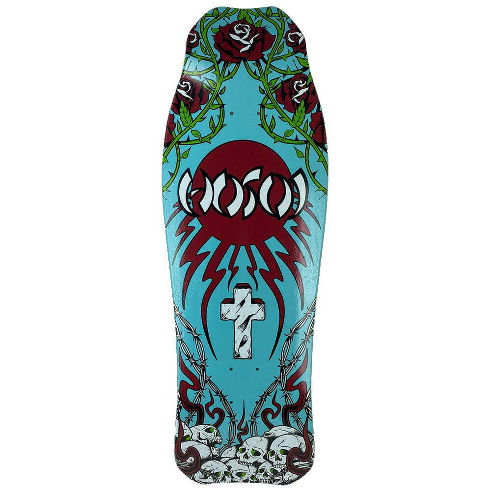 Hosoi - OG Hammerhead Skull & Roses 10.5 Skateboard Deck.