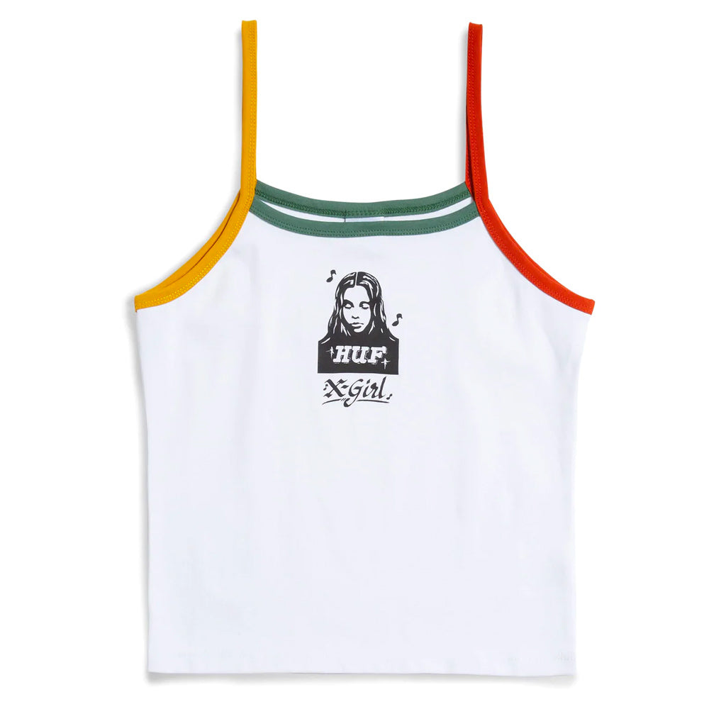Huf - Bad Gyal Tank Top White