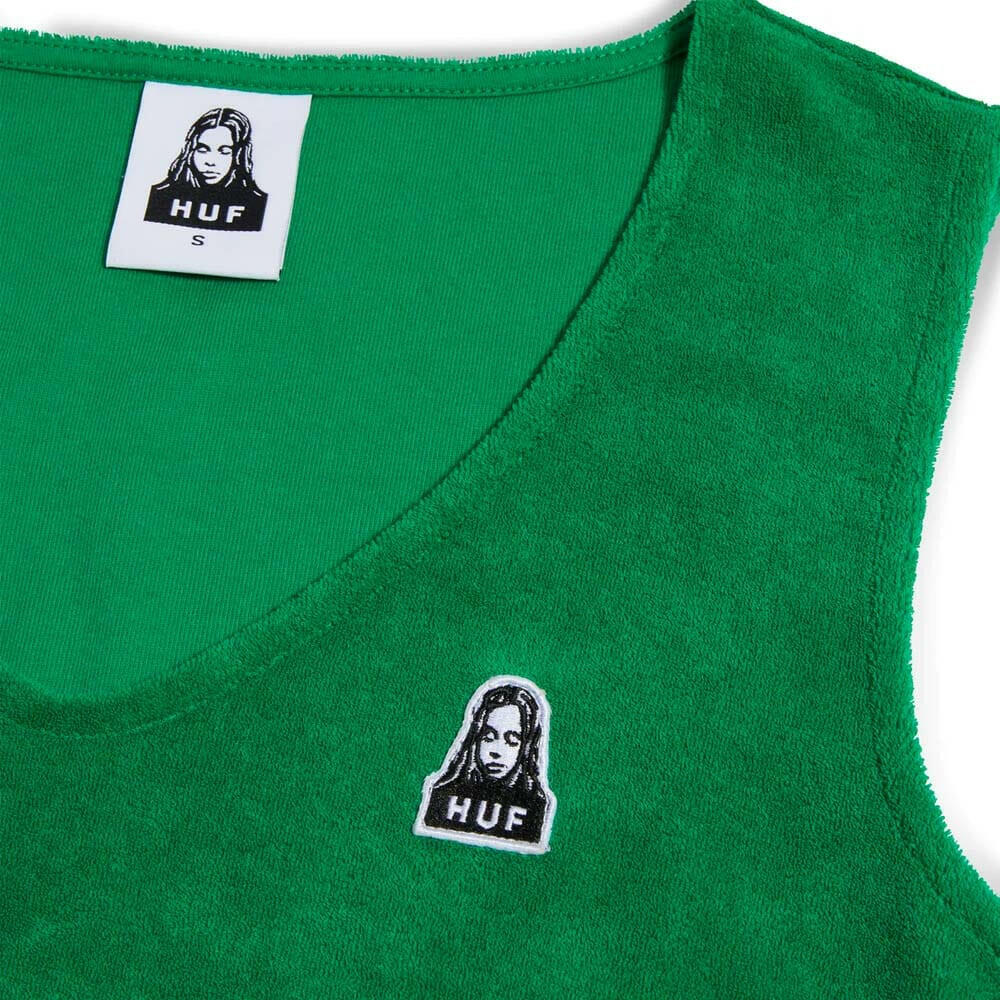 Huf - Wah Gwaan Terry Tank Green.