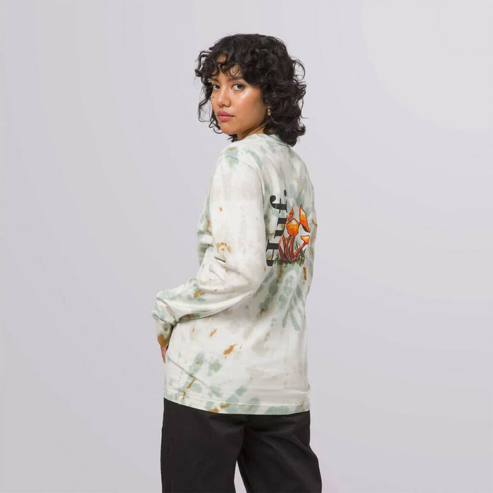 Huf - Tiedye Shroom Womens Relax L/S Tee.