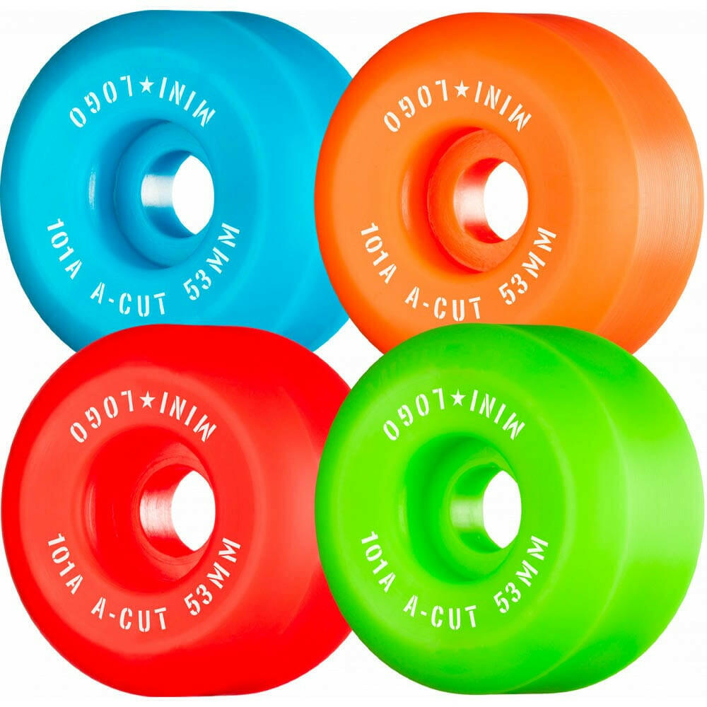 Mini Logo - A Cut Multi 53MM 101A Skateboard Wheels.