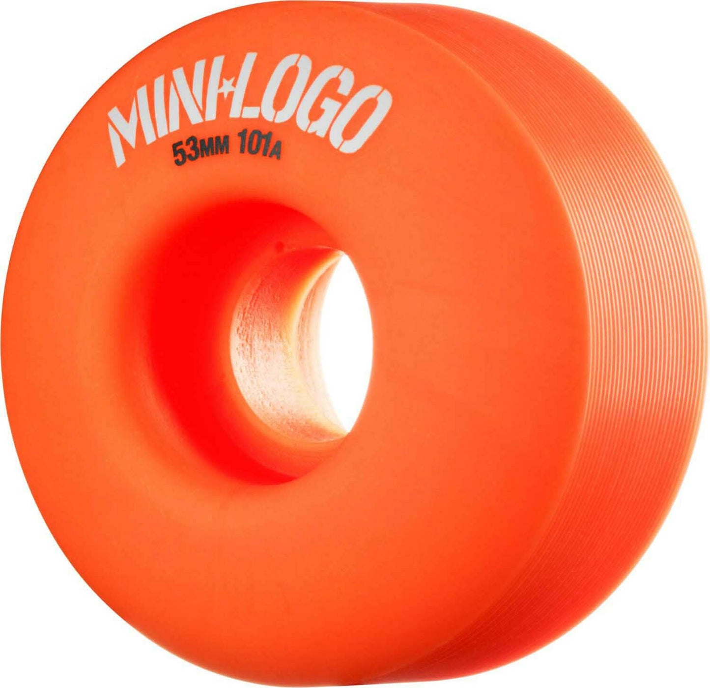 Mini Logo - C Cut Orange 53MM 101A Skateboard Wheels.