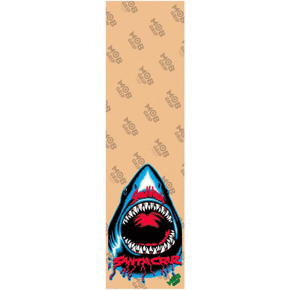 Mob - Santa Cruz Speed Wheels Shark Clear 9 Griptape.