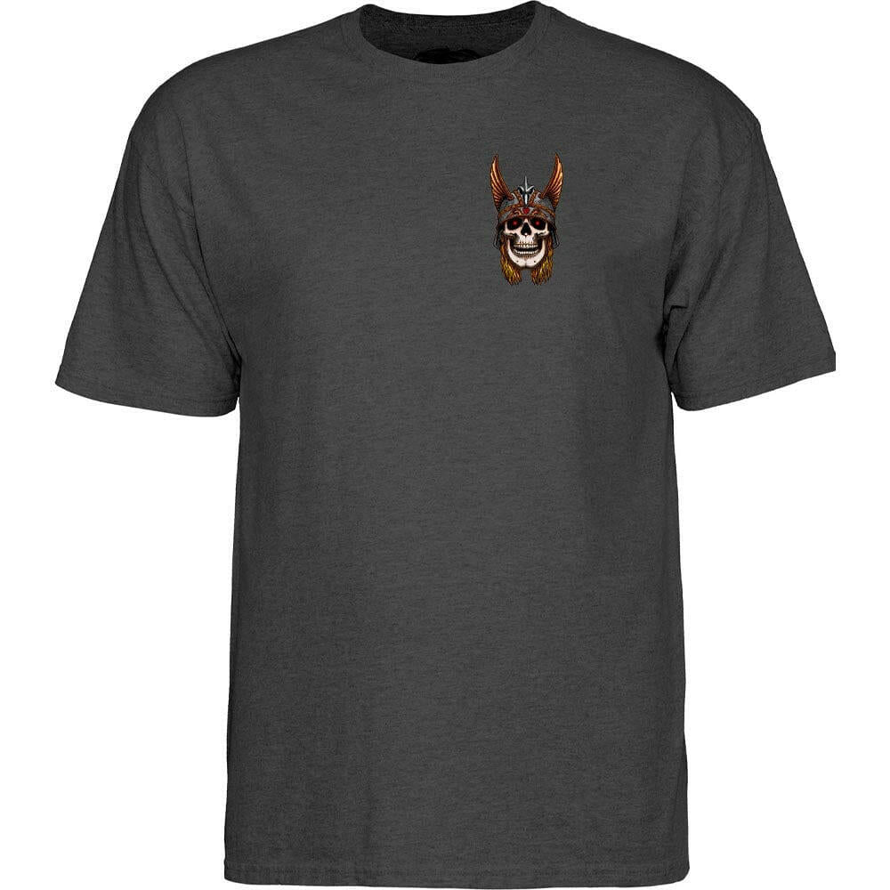 Powell Peralta - Andy Anderson Skull Tee Charcoal Heather.