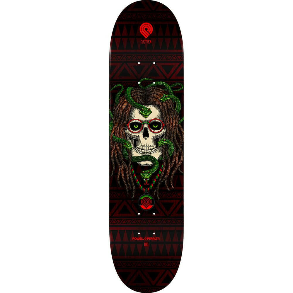 Powell Peralta - Spencer Semien Skull 244 8.5 Skateboard Deck.