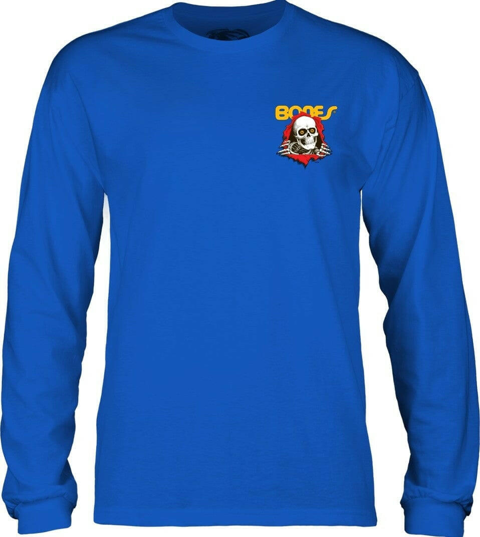 Powell Peralta - Ripper Youth L/S Tee Royal Blue.