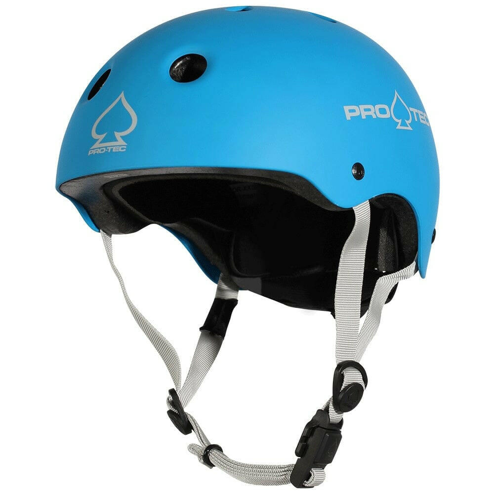 Pro Tec Junior Classic Fit Certified Helmet Matte Blue OCD Skate Shop