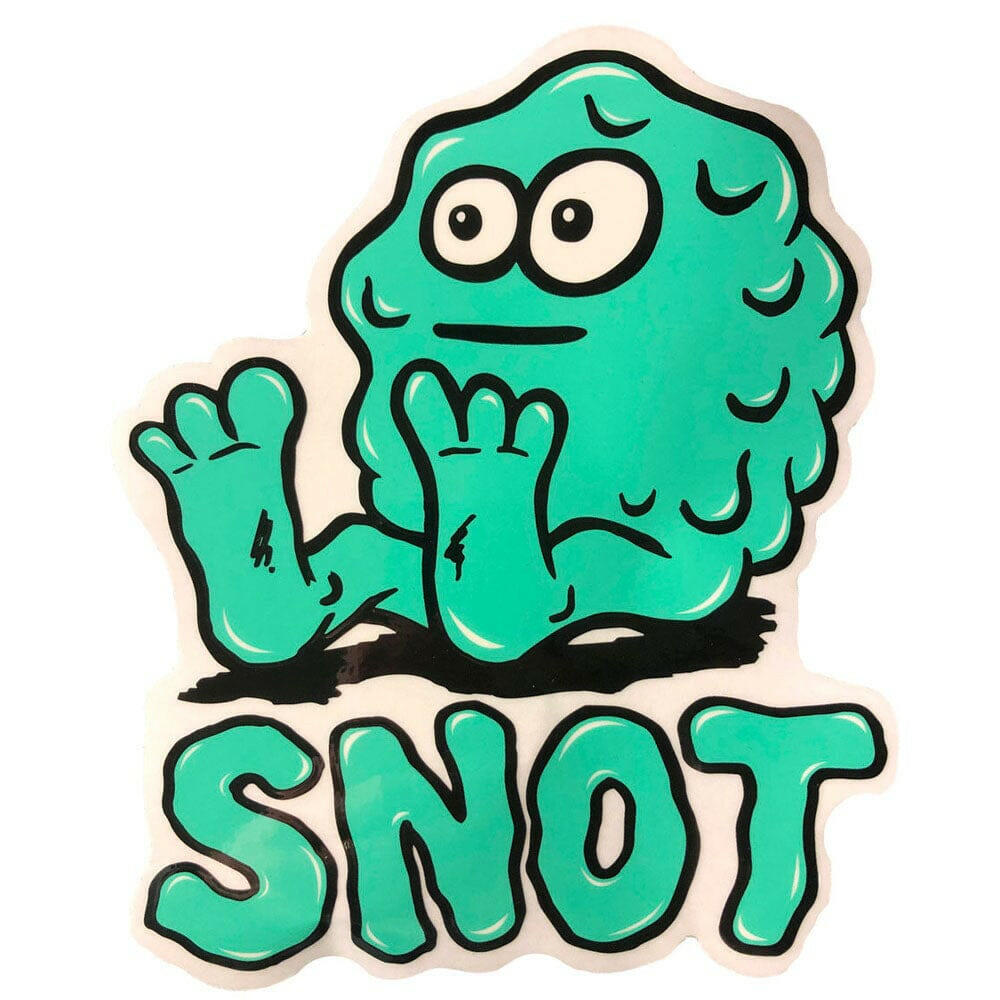 Snot - Booger Logo 9" Sticker.