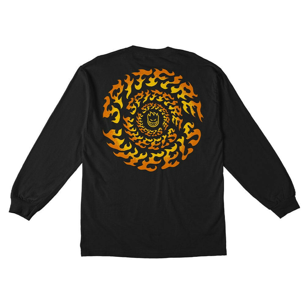 Spitfire - Scorched Script L/S Tee Black.