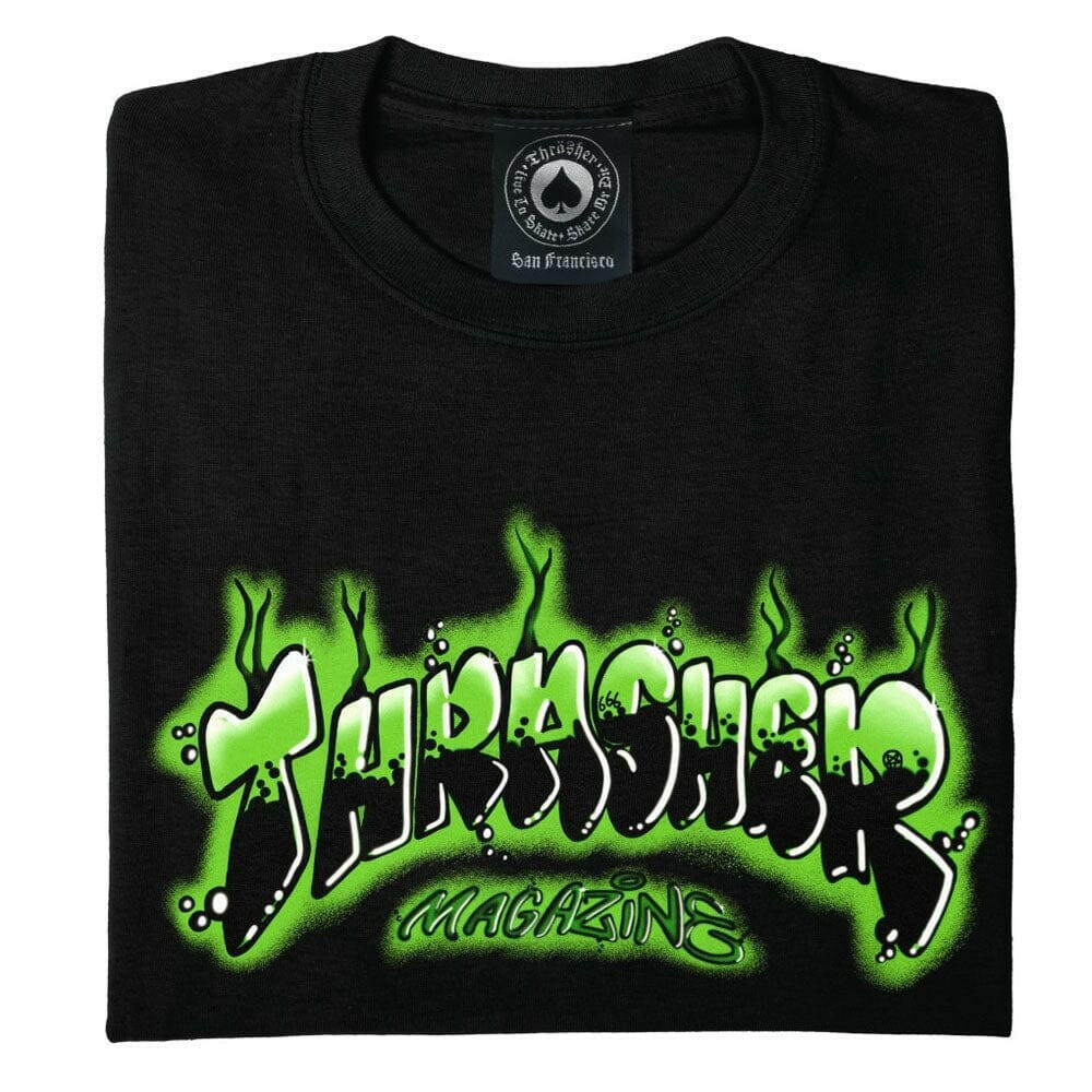 Thrasher - Airbrush Tee Black.