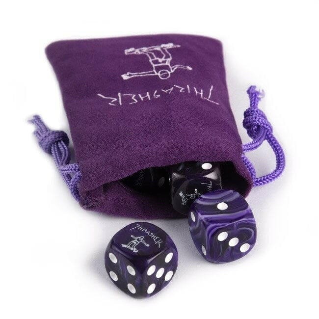 Thrasher - Dice Set Purple.