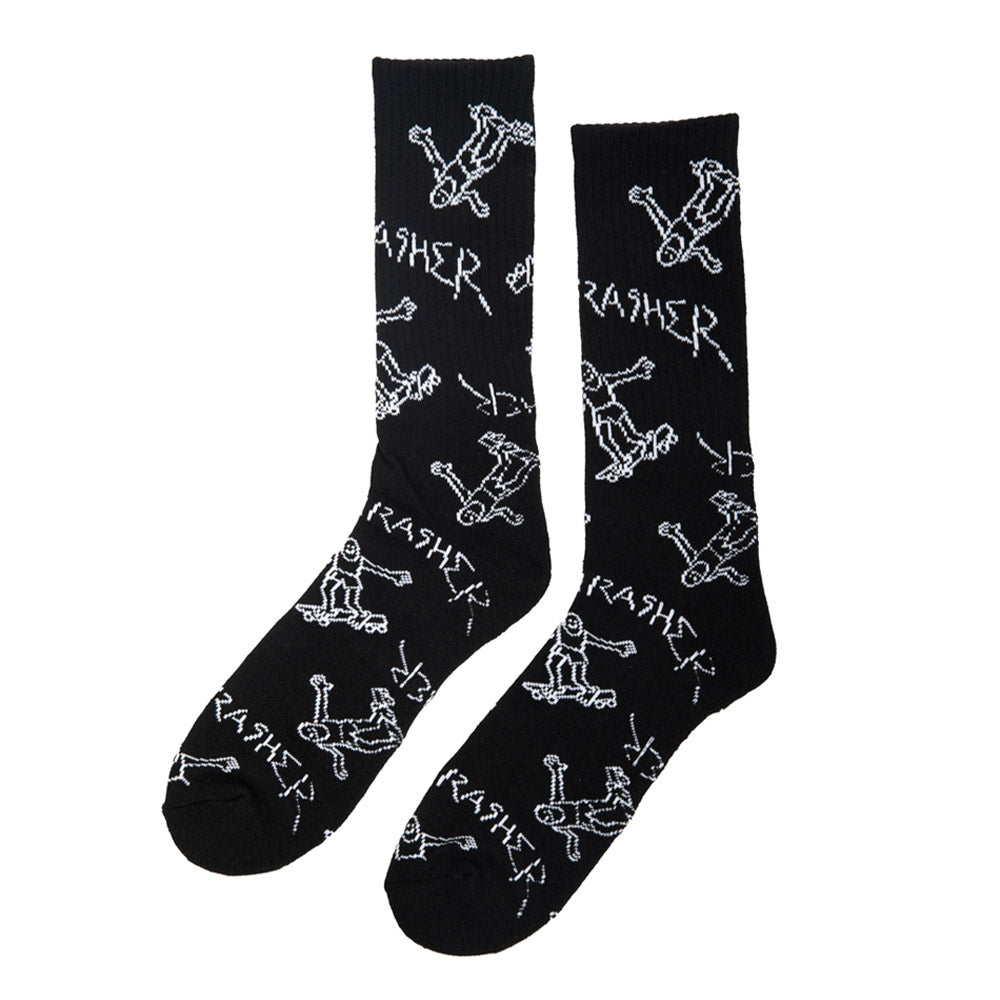 Thrasher - Gonz Logo Socks Black
