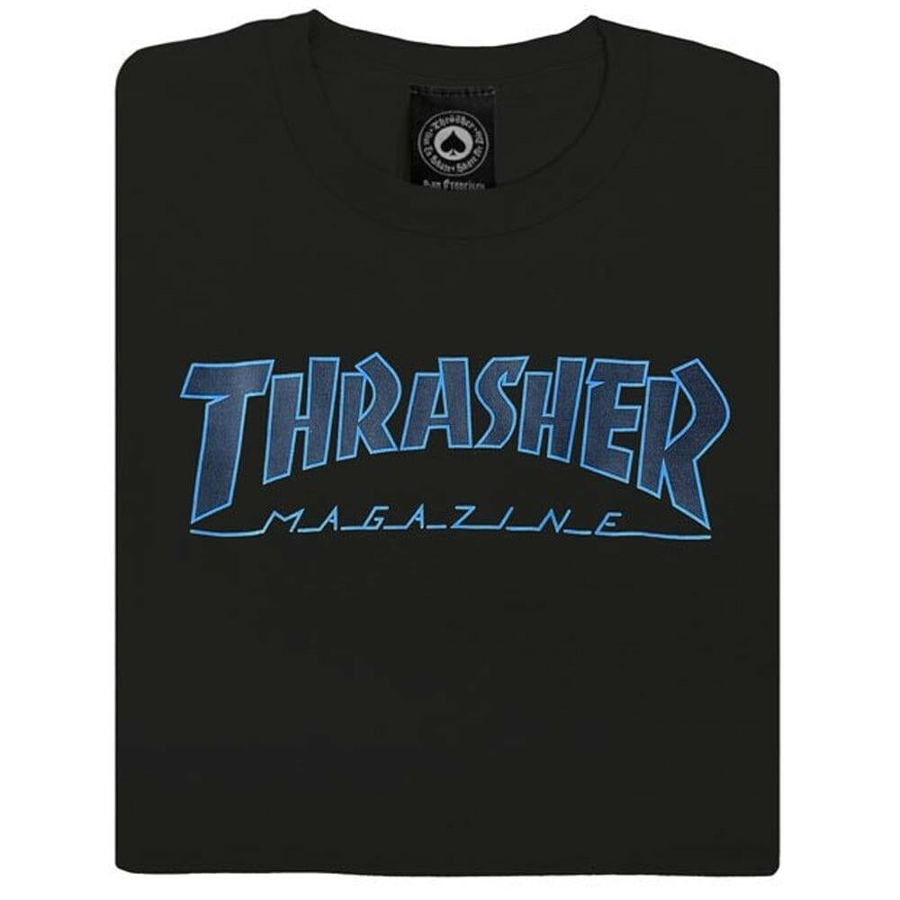 Thrasher - Outlined Tee Black/Black.